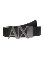 ARMANI EXCHANGE Gürtel schwarz/silber