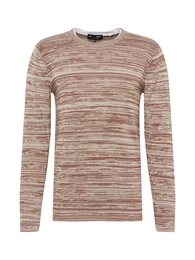 Pullover 'ALABAMA' beige / braunmeliert