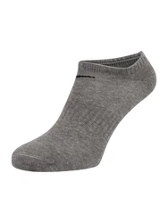 NIKE Sportsocken Everyday LW No-Show 3er Pack grau/schwarz/weiß