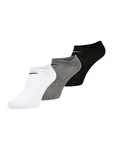 NIKE Sportsocken Everyday LW No-Show 3er Pack grau/schwarz/weiß