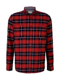 Hemd navy / rot / weiß