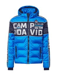 Jacke neonblau / dunkelblau / weiß