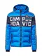 CAMP DAVID Jacke neonblau / dunkelblau / weiß