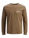 JACK & JONES Majica ''''Collage''''  rjava / bela / lila / mornarska