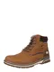 Dockers by Gerli Schnürboots karamell / dunkelbraun / weiß