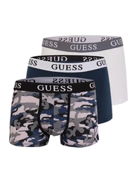 Boxershorts ''''DAVIE'''' blau / weiß / grau / hellgrau / wollweiß