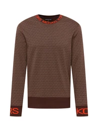 Pullover schoko / hellbraun / orange