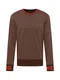 Michael Kors Pullover schoko / hellbraun / orange