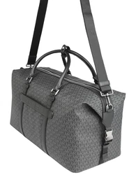 Reisetasche grau / schwarz