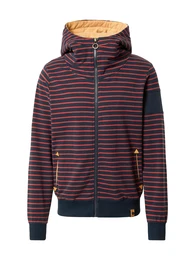 Sweatjacke dunkelblau / rot
