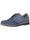 bugatti Schnrschuh blue denim / dunkelorange