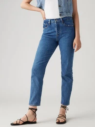 LEVI'S Džíny '501 CROP' modrá džínovina
