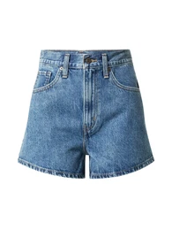 LEVI'S Traperice 'High Waisted Mom Short' plavi traper