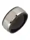 BOSS Black Ring schwarz / silber