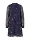 VERO MODA Dolga srajca ''''CHIFFA''''  kremna / mornarska / antracit / staro roza