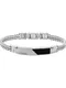 FOSSIL Armband schwarz / silber