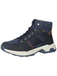 Schnürboots navy / marine / beige