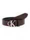 Calvin Klein Jeans Pas  rjava / srebrna