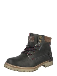 Schnrboots braun / grau / anthrazit