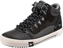 Schnürboots anthrazit / graumeliert / grau
