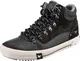 MUSTANG Schnürboots anthrazit / graumeliert / grau