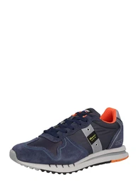Sneaker ''''QUARTZ'''' navy / grau / orange