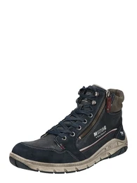 Sneaker navy / schwarz / weiß / braun