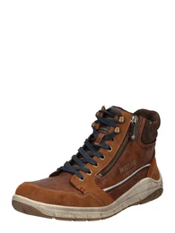 Sneaker cognac / weiß