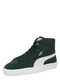 PUMA Sneaker dunkelgrün / weiß