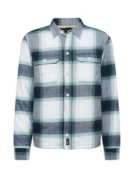 Jacke weiß / smaragd / dunkelblau