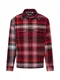 TOMMY HILFIGER Hemd ''''Shadow Check'''' nachtblau / blutrot / wei