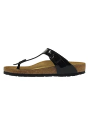 BIRKENSTOCK Zehentrenner 'Gizeh' schwarz