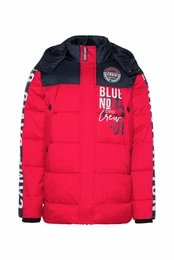 Jacke nachtblau / weiß / cranberry