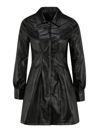 Košilové šaty černá