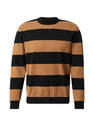 Pullover ''''Linus'''' cognac / schwarz