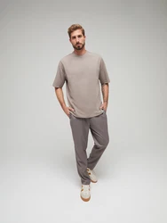 ABOUT YOU x Kevin Trapp Shirt (GOTS) taupe