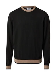 Pullover ''''Malte'''' taupe / schwarz