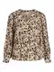 OBJECT Bluza 'Mila'  boja pijeska / svijetlobež / karamela / crna