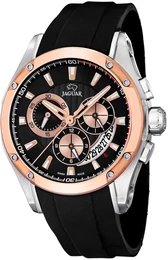 Jaguar Analoguhr rosegold / schwarz / silber
