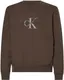 Calvin Klein Jeans Sweatshirt mokka / schwarz / hellgrau