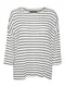 VERO MODA Pulover ''''Brianna''''  crna / bijela
