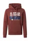 G-Star RAW Sweatshirt ''''Originals'''' dunkelrot / navy / weiß / schwarz