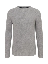 Pullover graumeliert