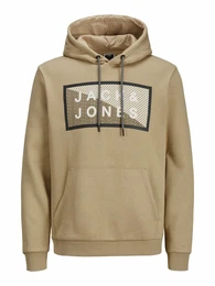 Sweatshirt beige / ecru / weiß / schwarz