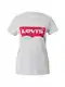LEVI'S  Tričko 'The Perfect Tee'  šedý melír / červená