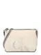 Calvin Klein Jeans Torba za čez ramo  dimno modra / bela / šampanjec