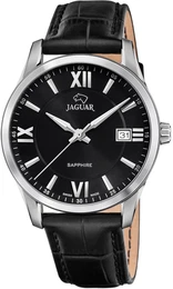 Jaguar Analoguhr schwarz / silber