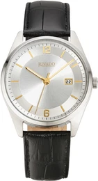 RIVADO Analoguhr schwarz / silber