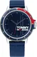 Tommy Jeans Uhr blau / blutrot / silber / wei