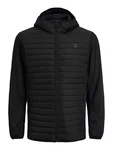 Jack & Jones Blouson Softshell Stepp Jacke mit Kapuze JJEMULTI schwarz